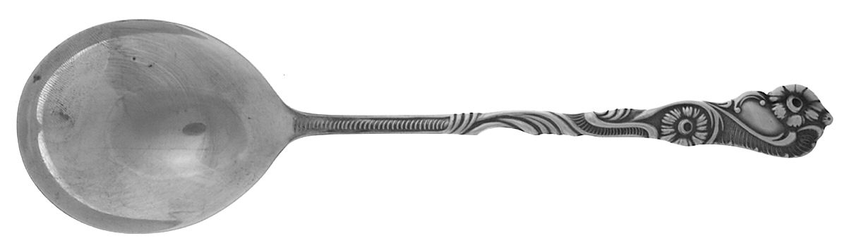 NIJ4 (SILVERPLATE) Solid Salad Serving Spoon by Nils-Johan-1