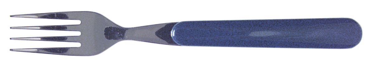 Solid Color Dark Blue (Stainless) Fork by Nancy Calhoun-1