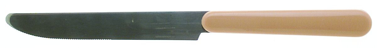 Solid Color Light Brown New French Solid Knife by Nancy Calhoun-1