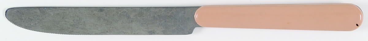 Solid Color Light Peach (Stainless) New French Solid Knife by Nancy Calhoun-1