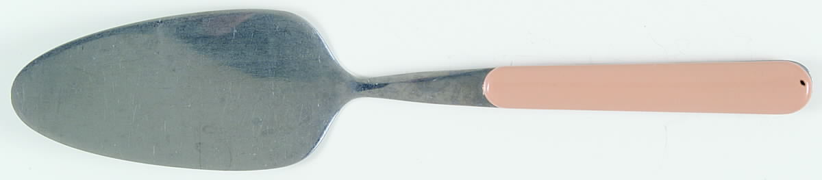Solid Color Light Peach (Stainless) Solid Pie Server by Nancy Calhoun-1
