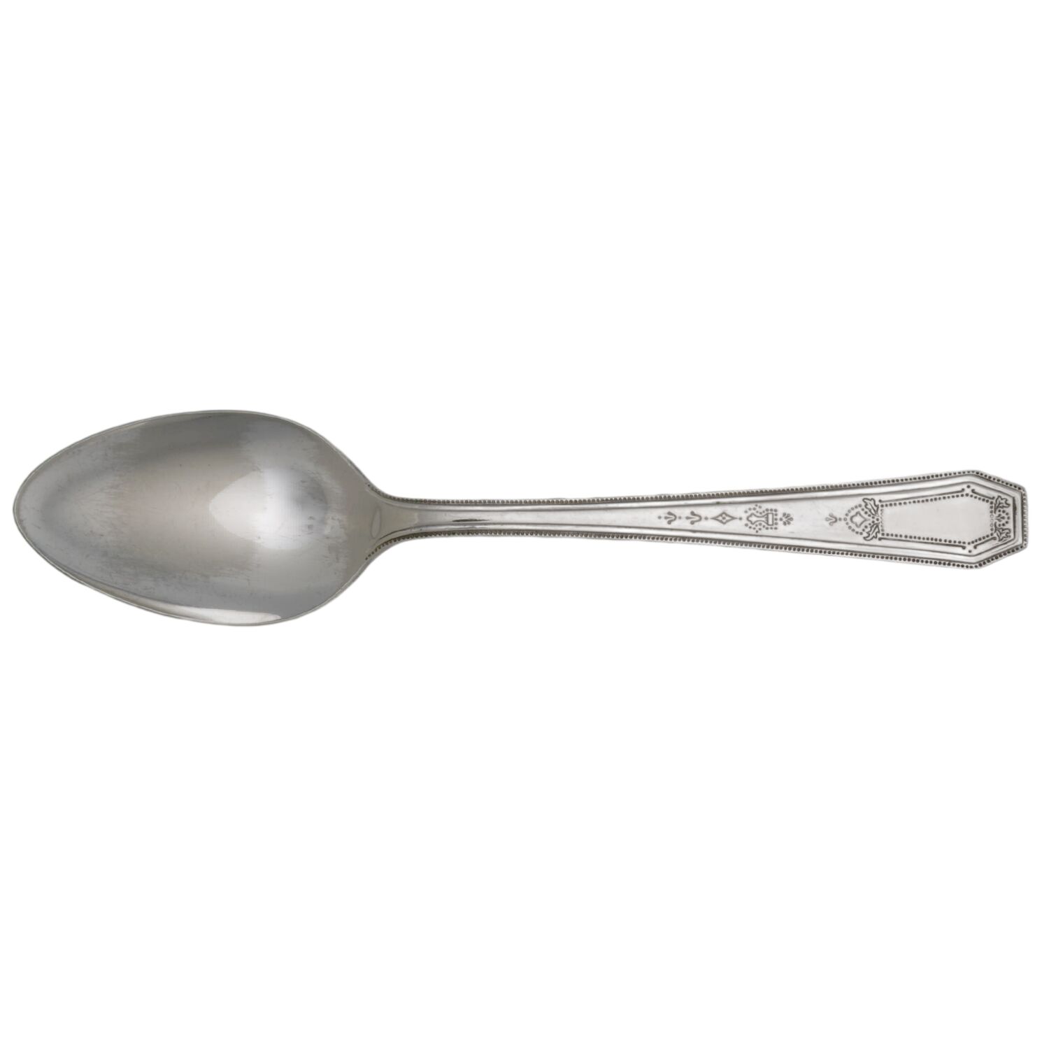 S.E.B. Three (Silverplate) Teaspoon by National Silver Co-1