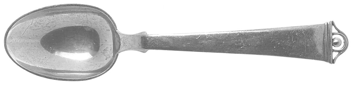 NIL2 (STERLING) Teaspoon by H Nils (New York) Retailer-1