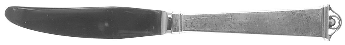 NIL2 (STERLING) Modern Hollow Butter Spreader (Stainless) by H Nils (New York) Retailer-1