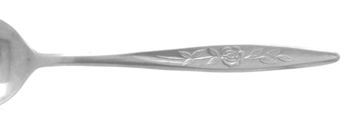 Rose Spray (Stainless) Teaspoon by Nasco-1