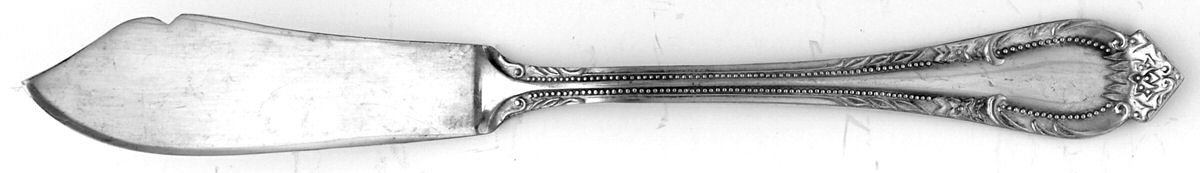 NAB2 (NICKEL) Flat Handle Master Butter Knife by Nakazato-1