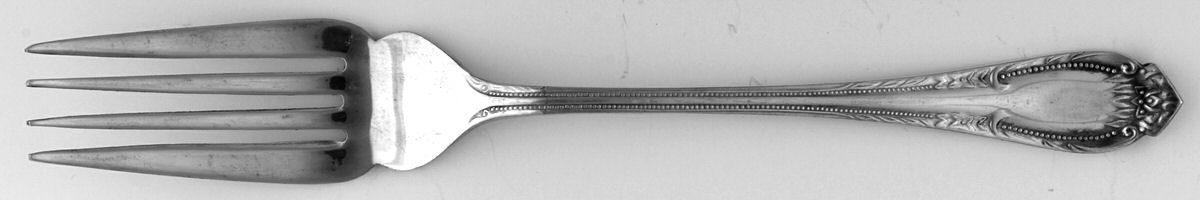 NAB2 (NICKEL) Medium Solid Cold Meat Serving Fork by Nakazato-1