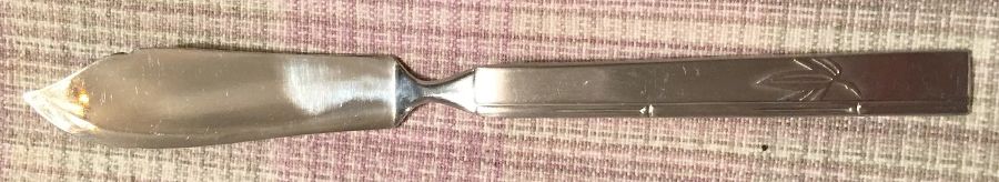 NAB3 (Stainless) Flat Handle Master Butter Knife by Nakazato-1