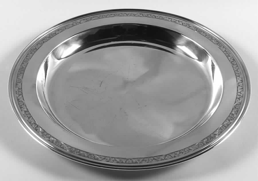 C4045 (Silverplate, Hollowware) 13" Silverplate Buffet Dish/Tray by New Amsterdam-1