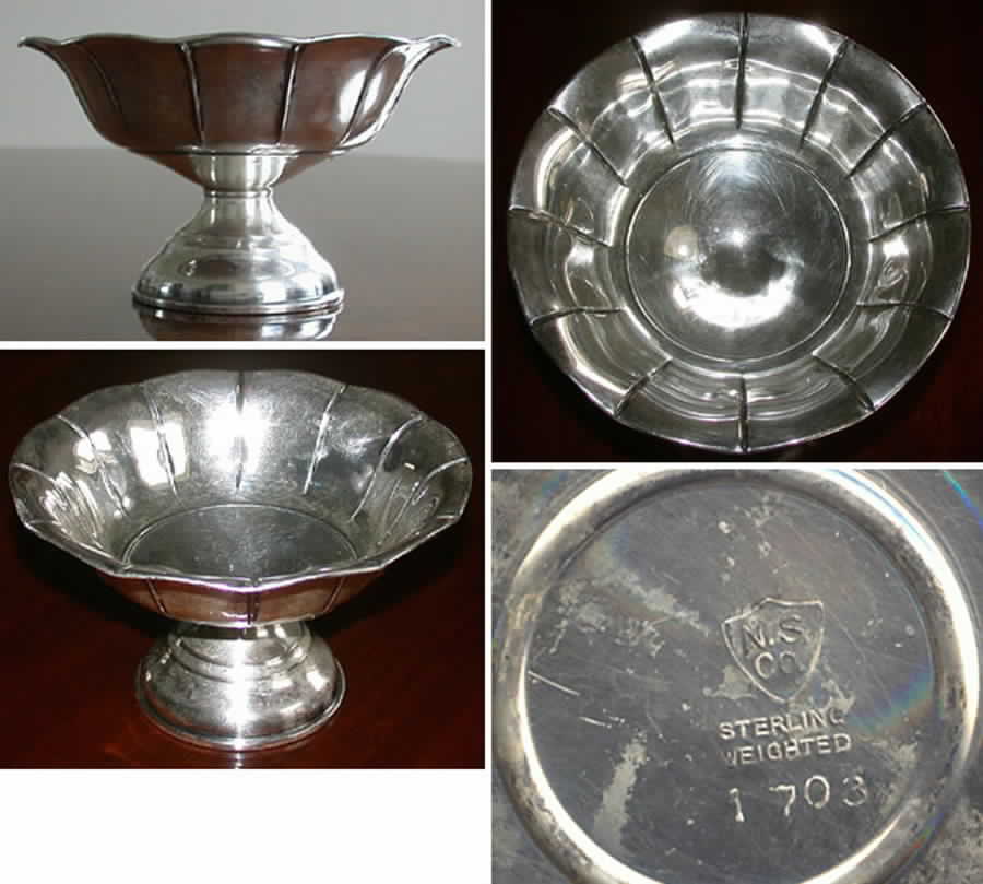 1703 (Sterling, Hollowware) Sterling Centerpiece by National Silver Co-1