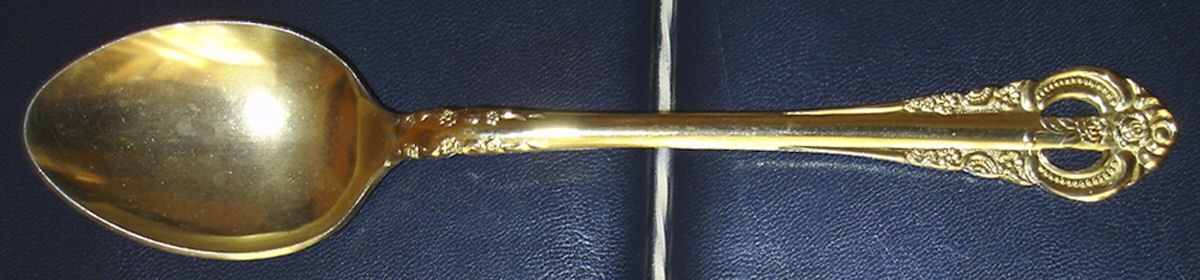 Dynasty-Gold (Gold Electroplate) Place/Oval Soup Spoon by National Stainless-1