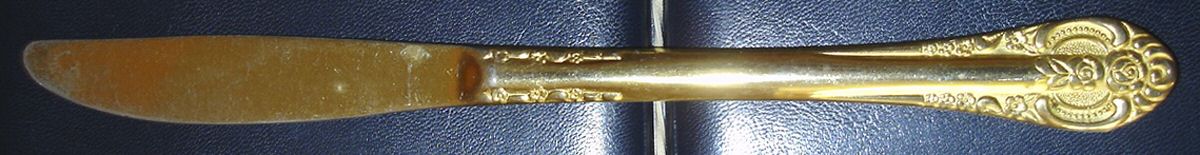 Dynasty-Gold (Gold Electroplate) Modern Hollow Knife by National Stainless-1