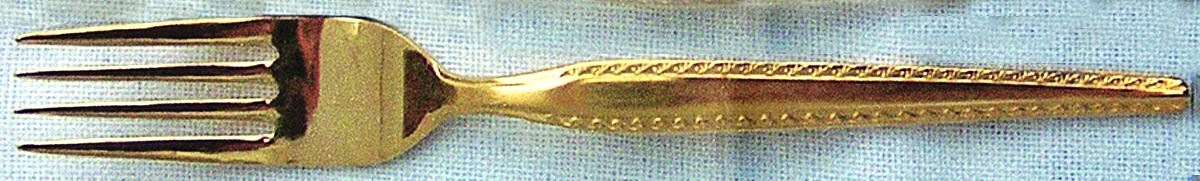 Granada-Gold (Gold Electroplate) Fork by National Stainless-1