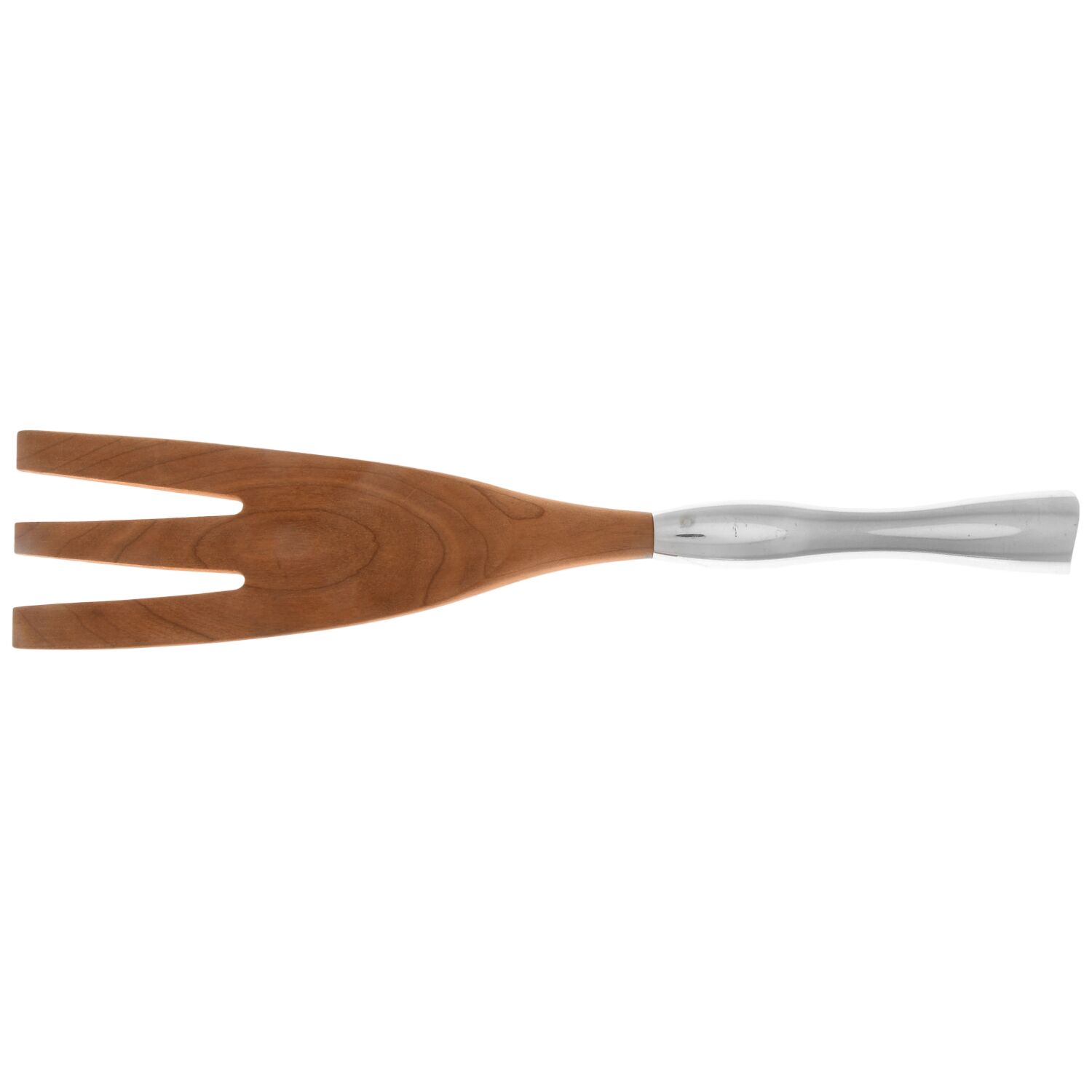 Butterfly (Stainless) Salad Serving Fork with Wooden Prongs by Nambe-1