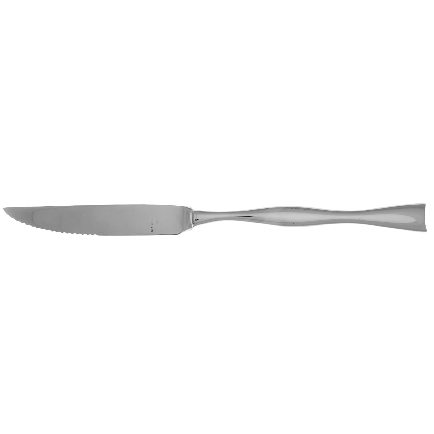 Butterfly (Stainless) Steak Knife Individual Hollow, Serrate HC by Nambe-1