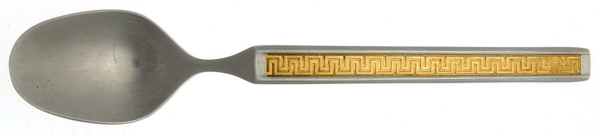 Eros-Gold (Stainless) Teaspoon by Noritake Silver-1