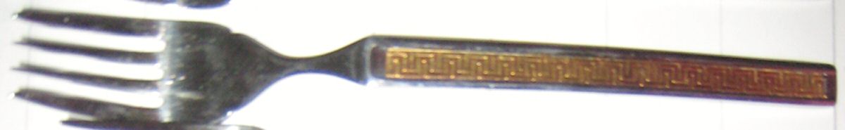 Eros-Gold (Stainless) Individual Solid Fish Fork by Noritake Silver-1