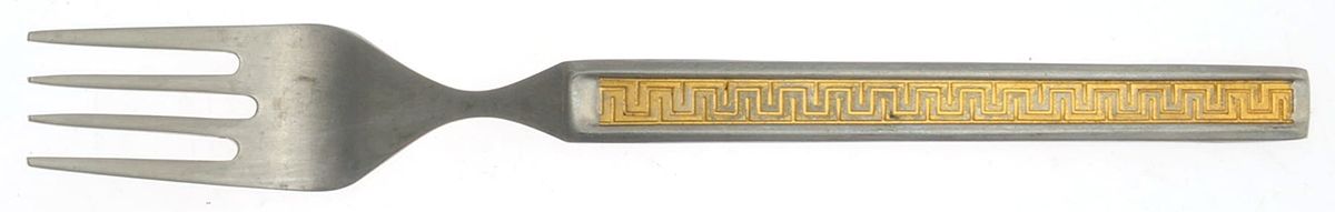 Eros-Gold (Stainless) Individual Salad Fork by Noritake Silver-1