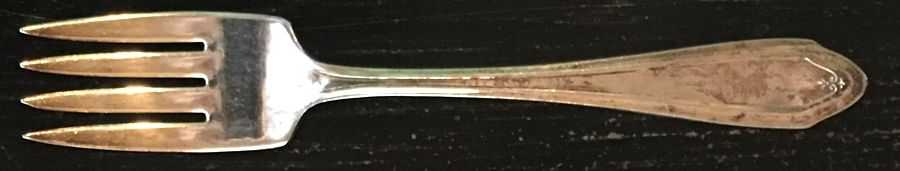 NTS41 (Silverplate) Individual Salad Fork by National Silver Co-1
