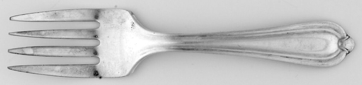 NTS42 (Silverplate) Baby Fork by National Silver Co-1
