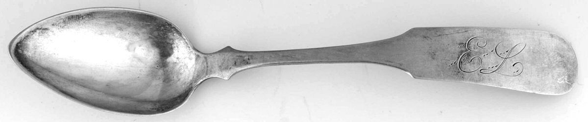 NHC2 (COIN, POINTED WINGS) Teaspoon by Newell Harding & Co-1