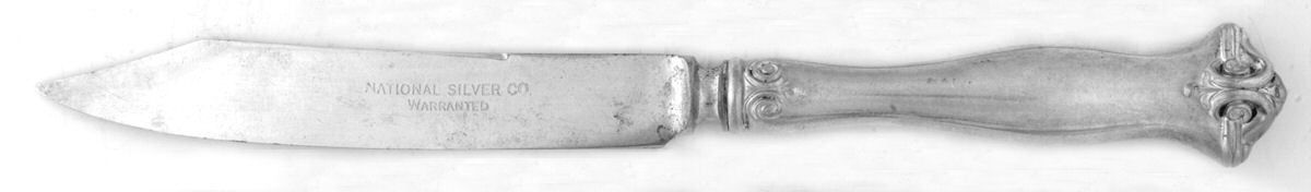 NTS43 (Silverplate) Individual Fruit Knife with Silverplate Blade by National Silver Co-1