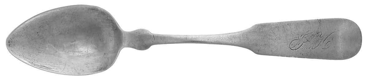 NHC3 (Coin, Round Wings) Teaspoon by Newell Harding & Co-1