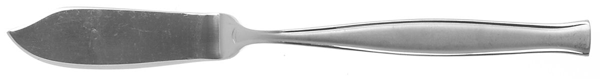 Satin Slip (Stainless) Flat Handle Master Butter Knife by Nicole Miller-1