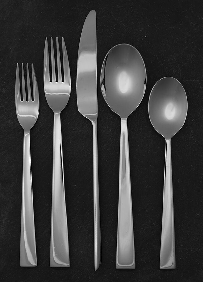 Spinnaker (Stainless) 5 Piece Place Setting by Nambe-1