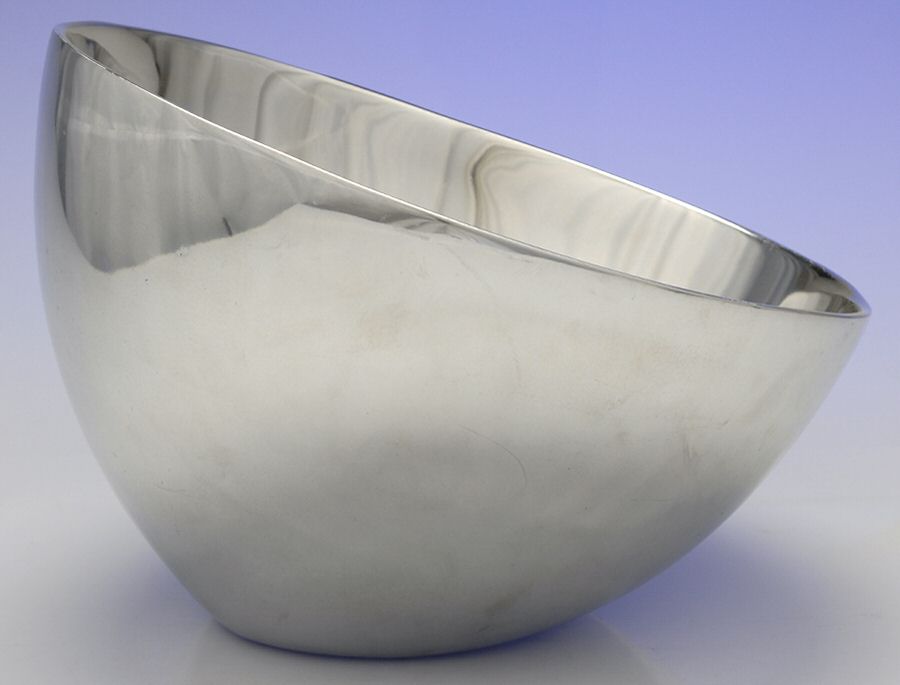 Luna (Metal, Hollowware) 12" Round Bowl by Nambe-1