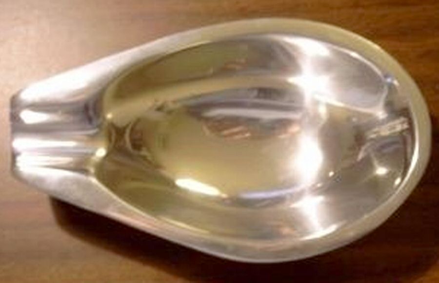 Metal Hollowware Ashtray by Nambe-1