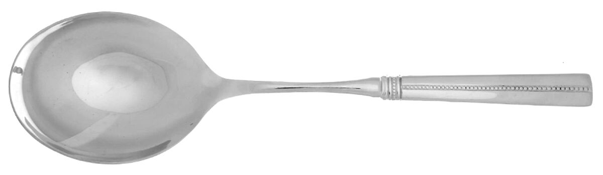 Green Tea (Stainless) Casserole Spoon with Smooth Stainless Bowl HC by Nicole Miller-1