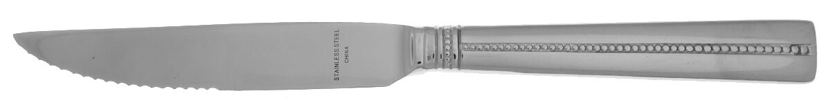 Green Tea (Stainless) Steak Knife Individual Hollow, Serrate HC by Nicole Miller-1