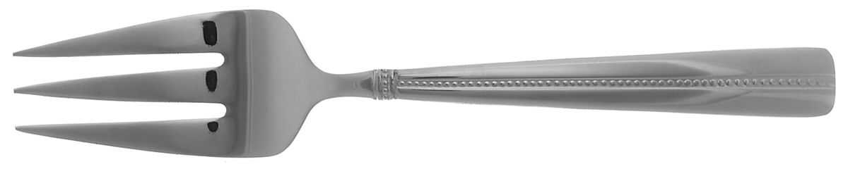 Green Tea (Stainless) Medium Solid Cold Meat Serving Fork by Nicole Miller-1