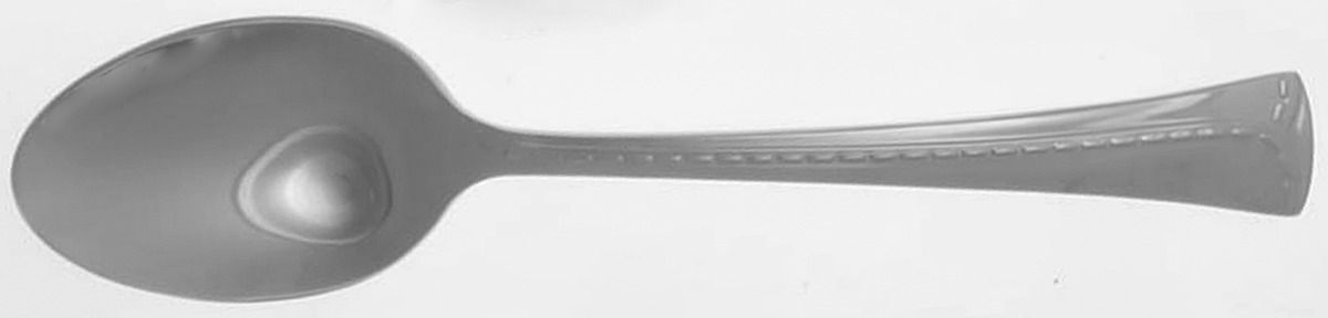 City Rhythms (Stainless) Place/Oval Soup Spoon by Nicole Miller-1