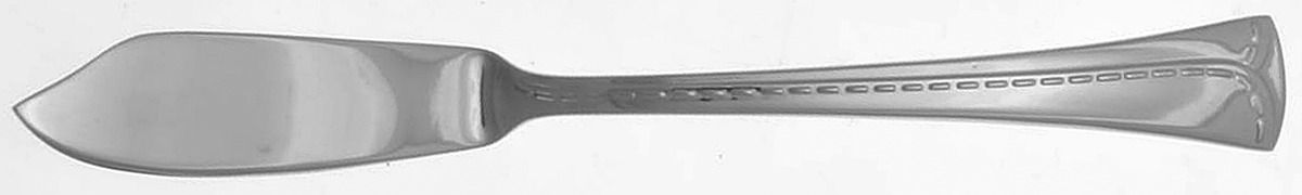 City Rhythms (Stainless) Flat Handle Master Butter Knife by Nicole Miller-1