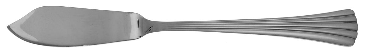 Sasha (Stainless) Flat Handle Master Butter Knife by Nicole Miller-1