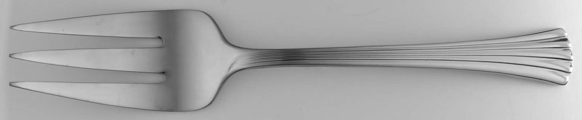 Sasha (Stainless) Medium Solid Cold Meat Serving Fork by Nicole Miller-1