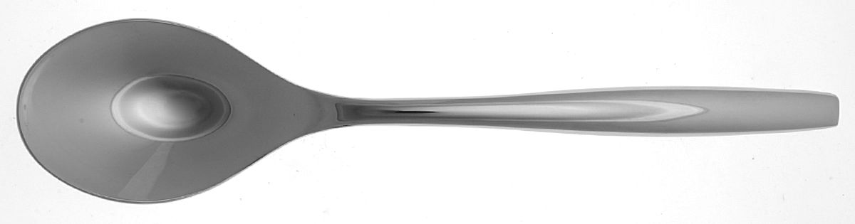 Aidan (Stainless) Solid Serving Spoon by Nambe-1