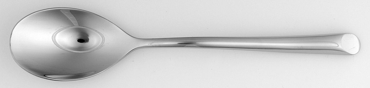 Frond (Stainless) Place/Oval Soup Spoon by Nambe-1