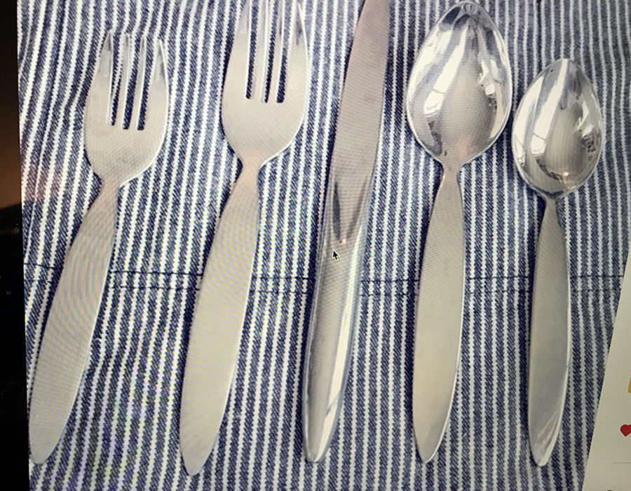 Tierra (Stainless) Teaspoon by Nambe-1