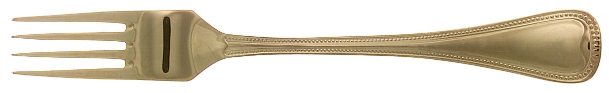 NTV2 (Gold Electroplate) Individual Salad Fork by Ntc Silver-1