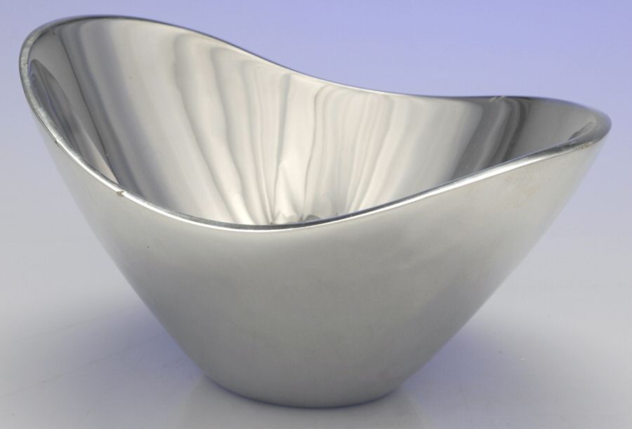 Butterfly (Hollowware, Metal) 10" Oval Bowl by Nambe-1