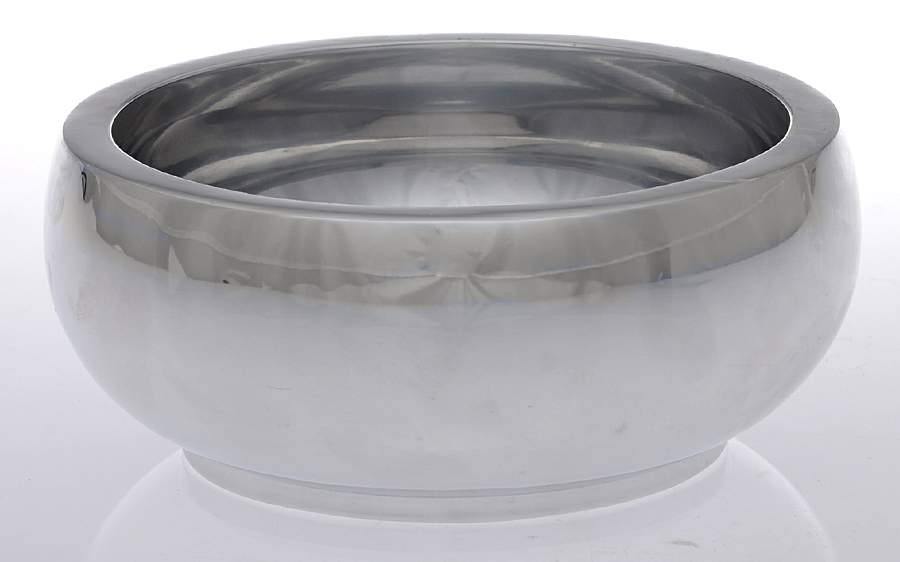 Butterfly (Hollowware, Metal) Metal Chip and Dip Bowl Only by Nambe-1