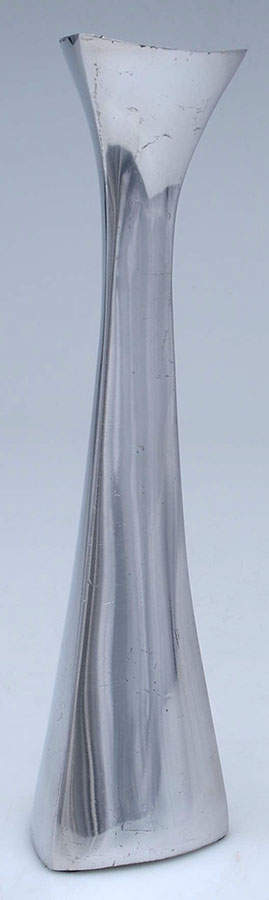 Tri-Corner (Hollowware, Metal) 9" Candlestick by Nambe-1