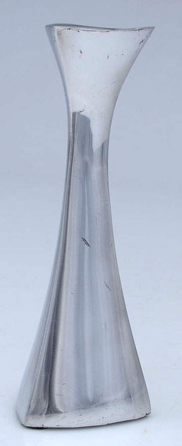 Tri-Corner (Hollowware, Metal) 7" Candlestick by Nambe-1