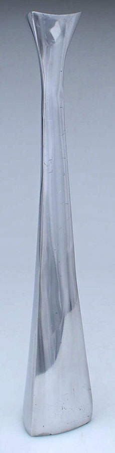Tri-Corner (Hollowware, Metal) 14" Candlestick by Nambe-1
