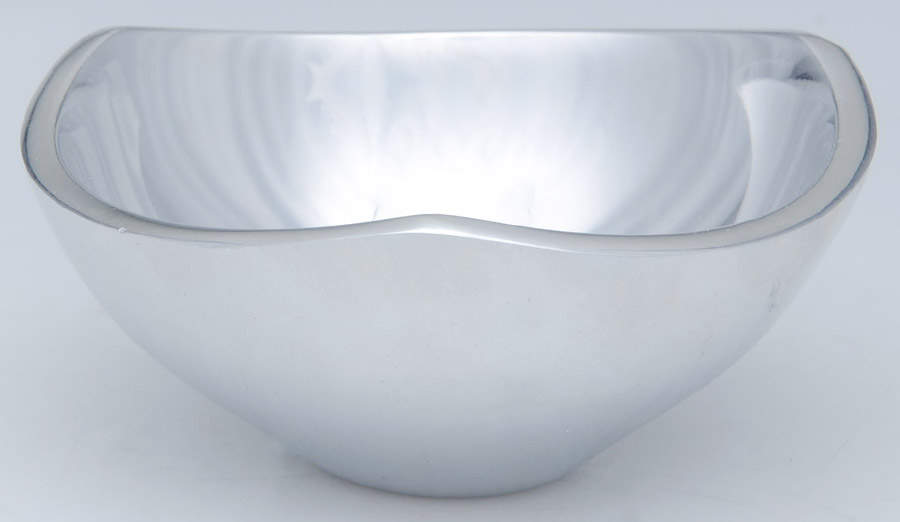 Tri-Corner (Hollowware, Metal) 4" Triangular Bowl by Nambe-1