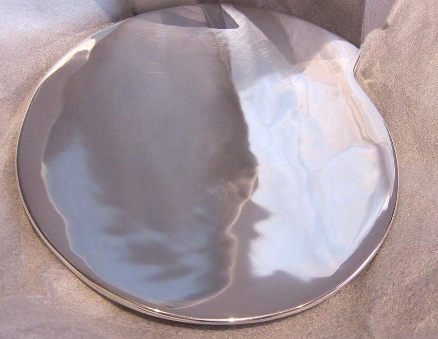 Spiral (Hollowware, Metal) 11" Round Tray by Nambe-1