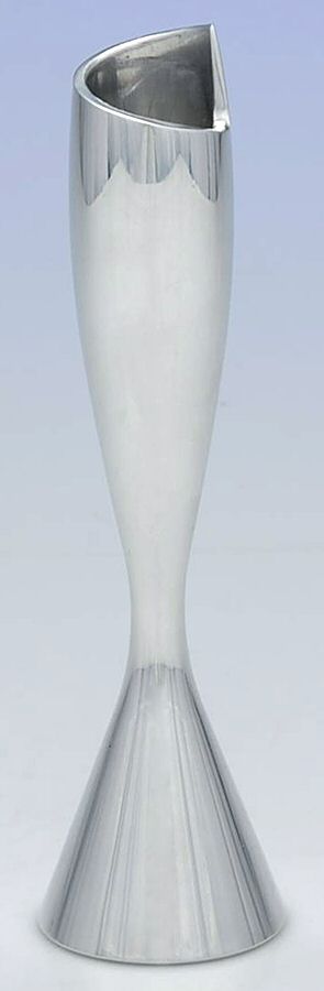 Spiral (Hollowware, Metal) 7" Candlestick by Nambe-1